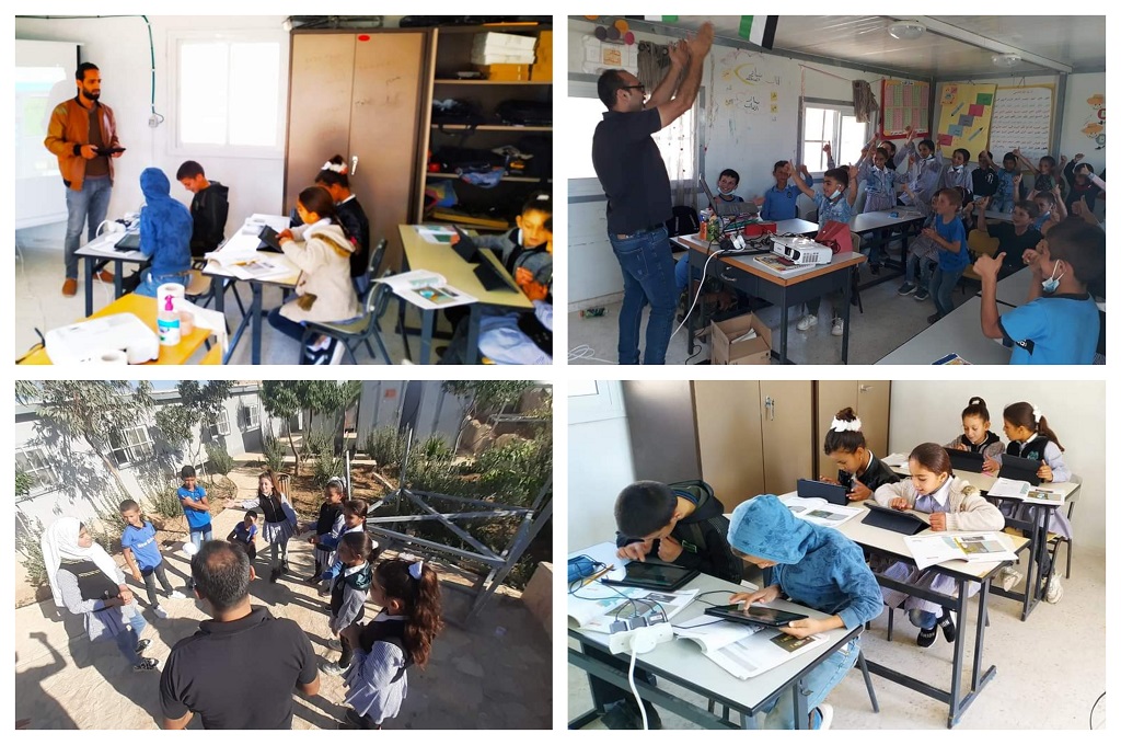 صور من مدرسة شعب البطم الأساسية المختلطة في تربية يطا والواقعة في منطقة المسافر